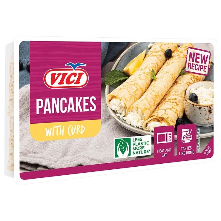 Vici Pancakes with Curd filling $2.35