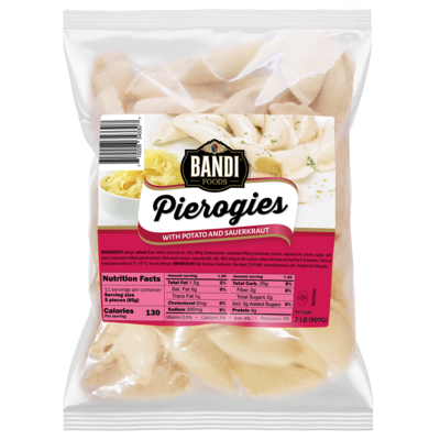 Bandi Pierogi with Potato &amp; Sauerkraut 2lb $5.50