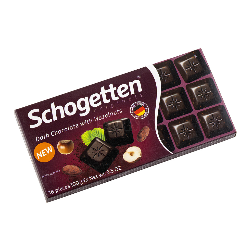 Schogetten Dark chocolate with Nuts 100g $2.40