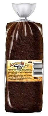 Pre -Baked AmbeRye Tavrichesky Dark Bread $3.50 PRE-BAKED