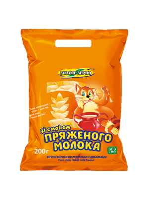 Sweet corn sticks with baked milk flavor 200g $2.00