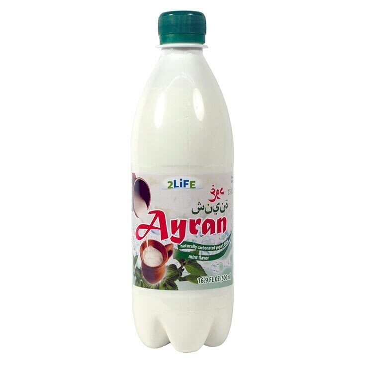 Ayran Naturally Carbonated  Mint Flavor Yogurt Drink 500ml $1.60
