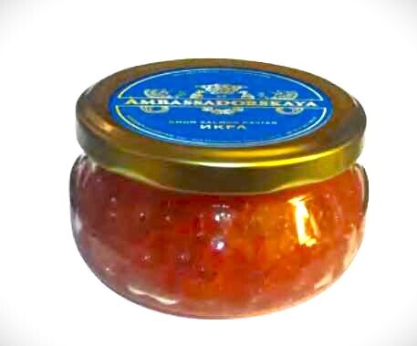 Ambasadorskaya Salmon CHUM Caviar 7oz $19.95