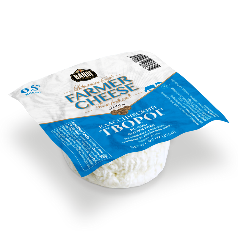 Bandi Farmers Cheese 0.5% 275g $1.60
