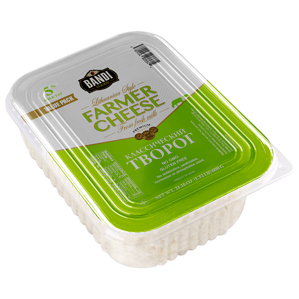 Bandi Farmer Cheese 5% 600g $5.35