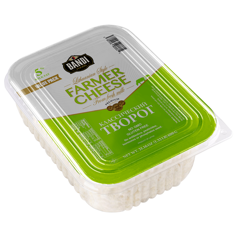 Bandi Farmer Cheese 5% 600g $5.35