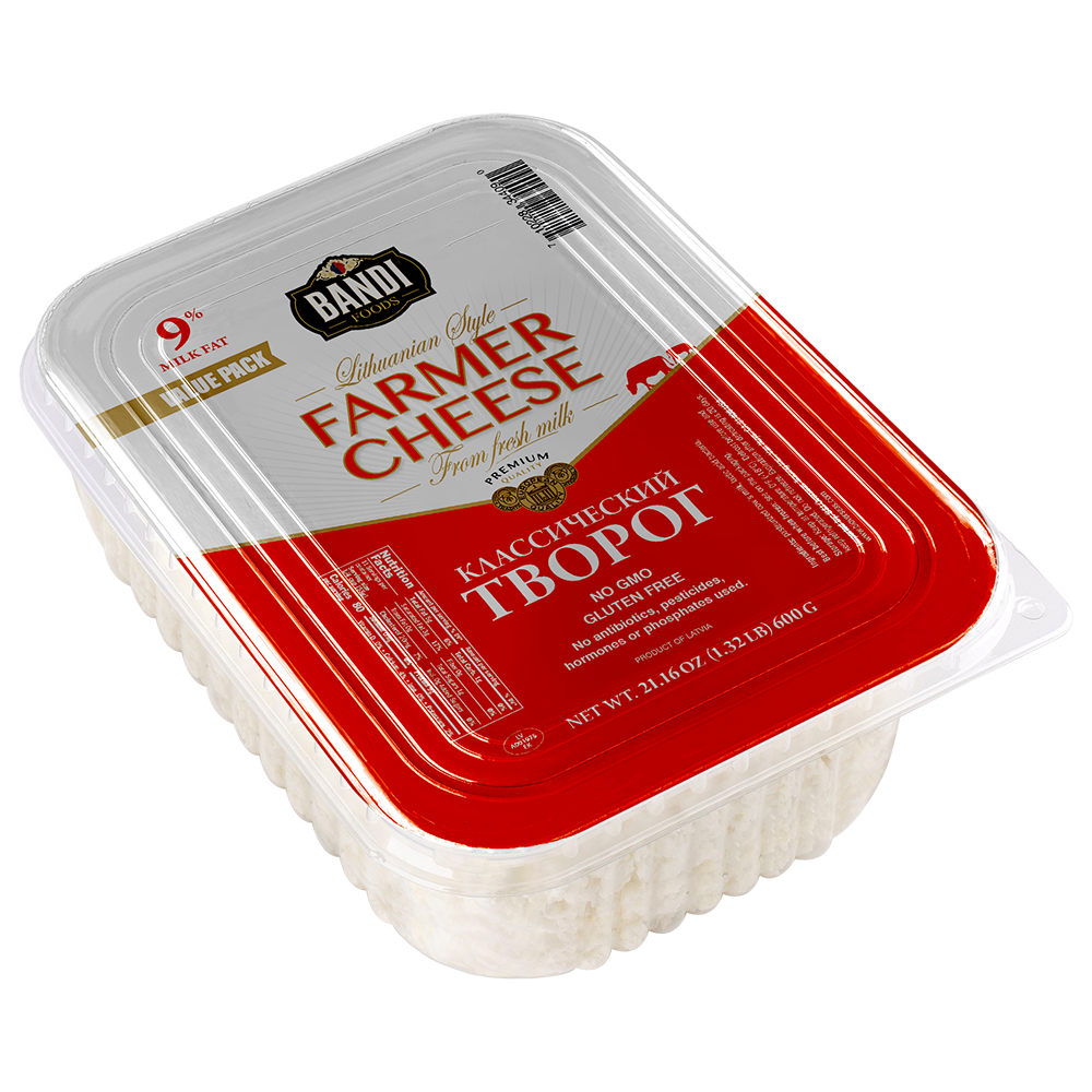 Bandi Farmer Cheese 9% 600g $5.35