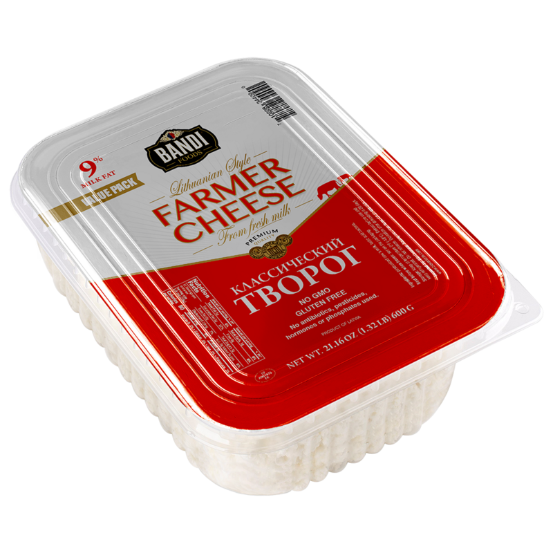 Bandi Farmer Cheese 9% 600g $5.35