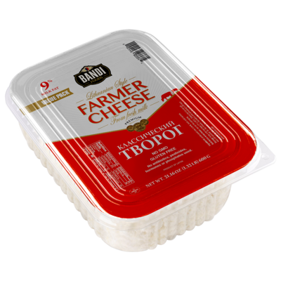 Bandi Farmer Cheese 9% 600g $5.00 NEW LOWER PRICE!!!