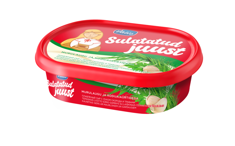 Valio Processed cheese with Chives and Herbs 185g 7cs $2.10