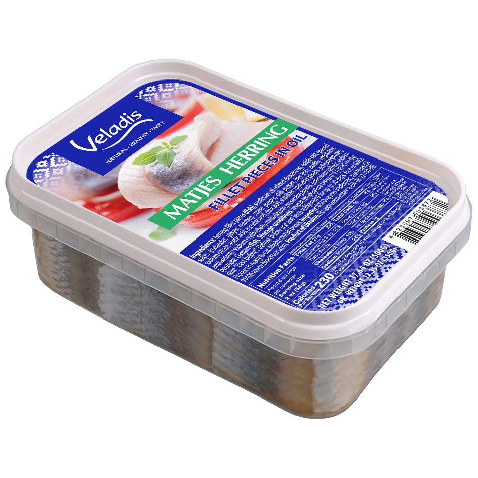 Herring &quot;MATJES&quot; Veladis 500g $3.79