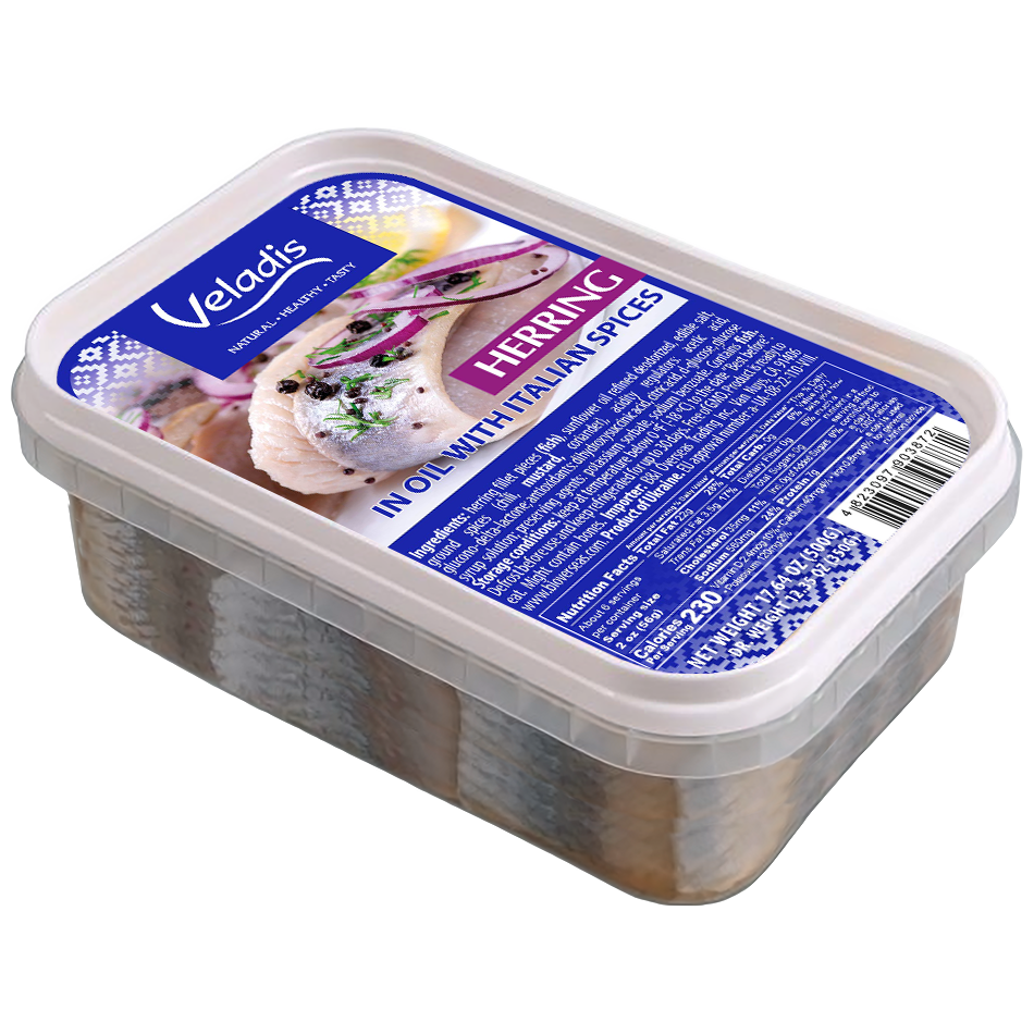 Herring &quot;ITALIAN &quot; Veladis 500g $3.79