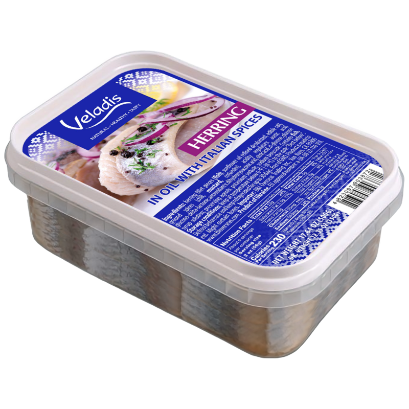 Herring &quot;ITALIAN &quot; Veladis 500g $3.79