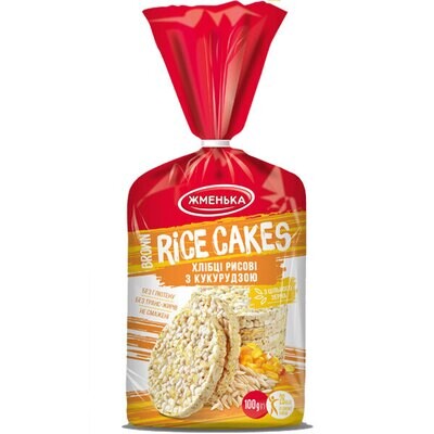 Zhmenka Rice-Corn cakes 100g $1.25