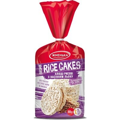 ZhmenkaRice Cakes with Flax Seeds $1.25