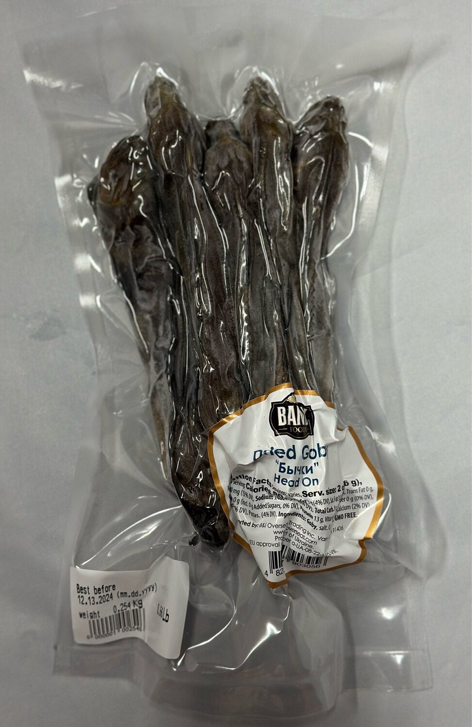 Dried Goby (Bychki) $9.95