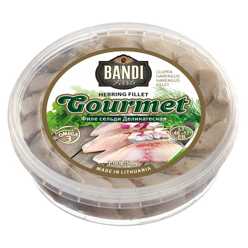 Bandi Gourmet Herring Fillet in Oil 500g Holliday Special $4.25