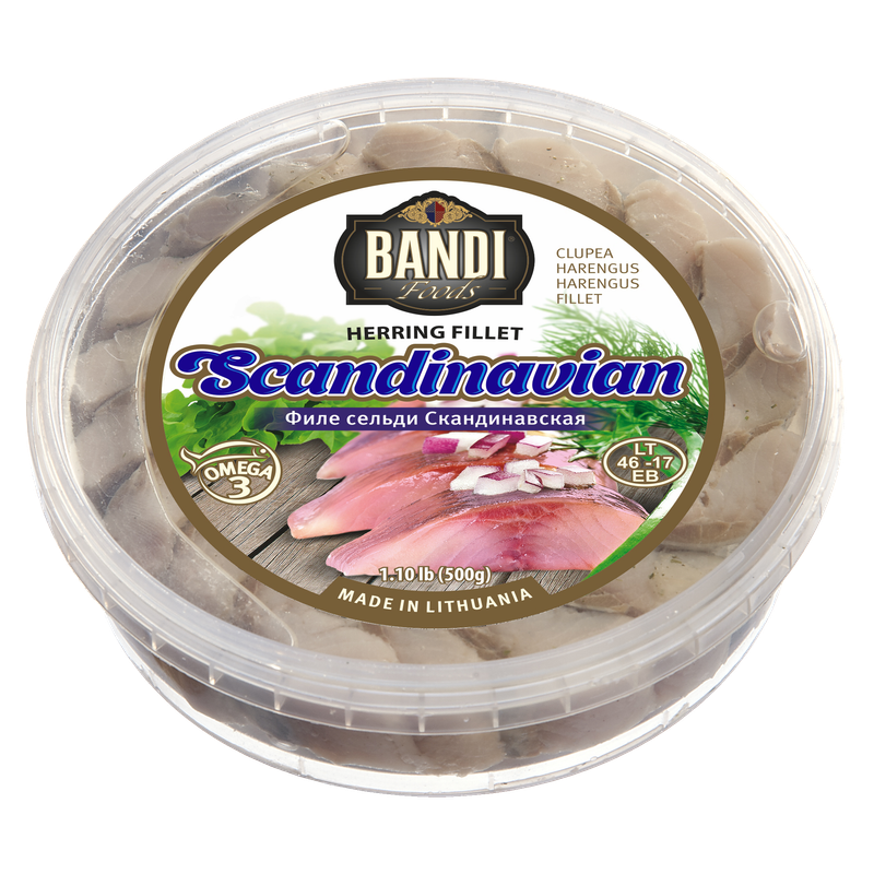 Bandi Scandinavian Herring Fillet in Oil 500g Holliday Special $4.25