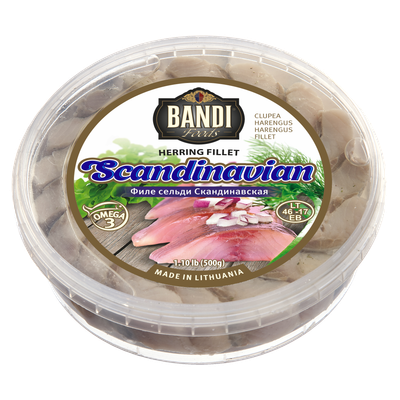 Bandi Scandinavian Herring Fillet in Oil 500g $4.65