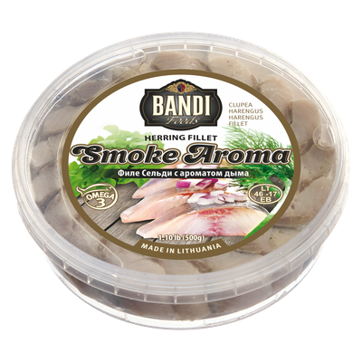 Bandi Smoke Aroma Gourmet Herring Fillet in Oil 500g $4.65