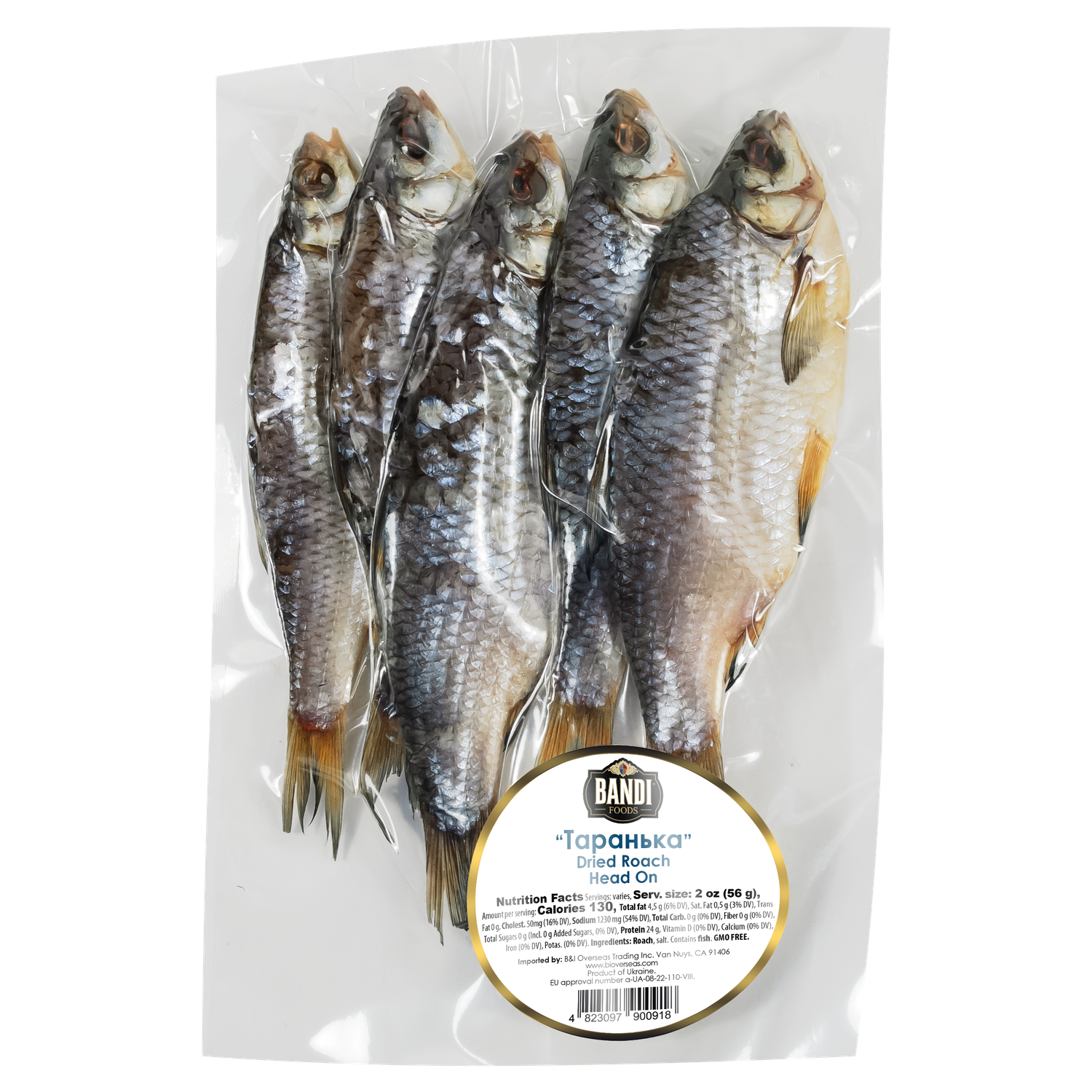 Taranka Roach dried head on 2.5kg VP (5.5lb) Ukraine VP $7.50lb