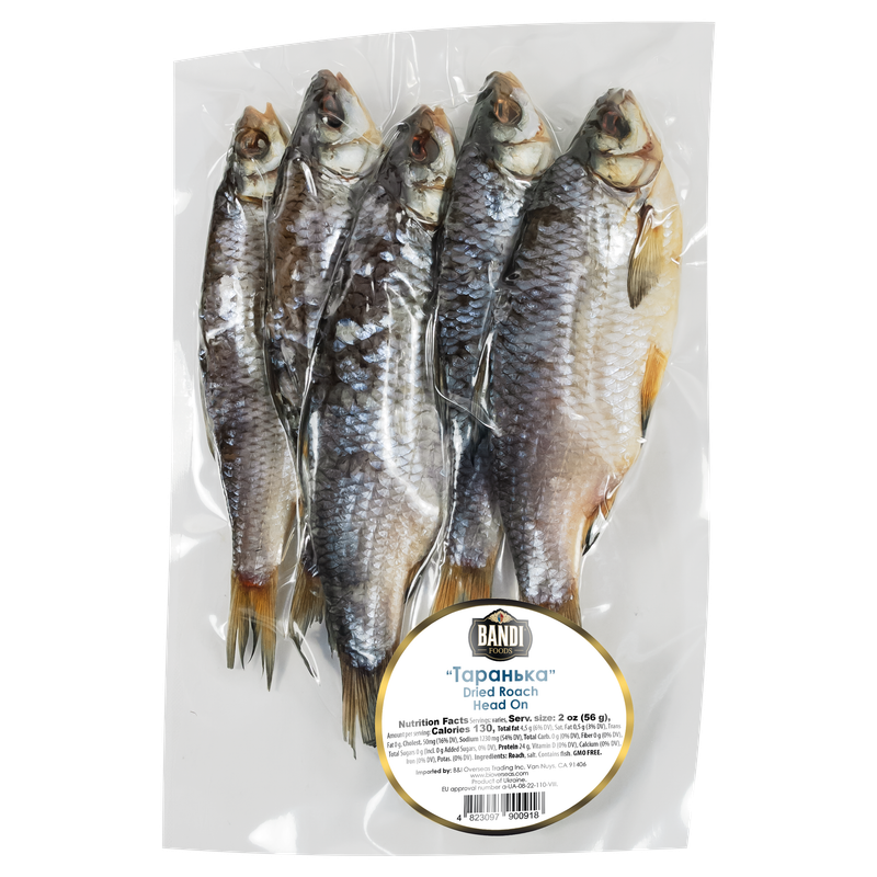 Taranka Roach dried head on 2.5kg VP (5.5lb) Ukraine VP $7.50lb