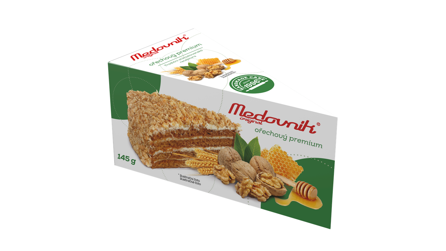 Medovik Walnut Premium Cake $1.75
