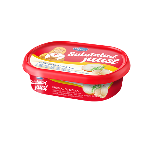 Valio Processed cheese with Garlic and Onions 185g 7cs $2.10