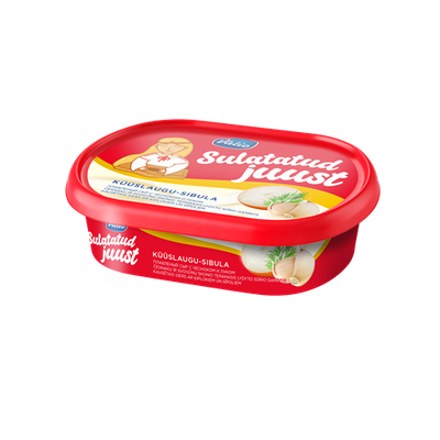 Valio Processed cheese with Garlic and Onions 185g 7cs $2.10