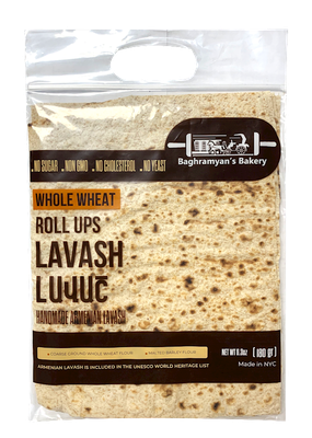 Roll Ups Lavash Whole Wheat $2.65