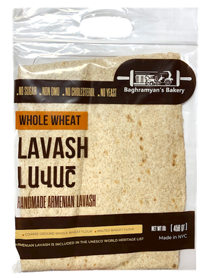 Handmade Armenian Lavash Whole wheat  458g 3pcs $4.40