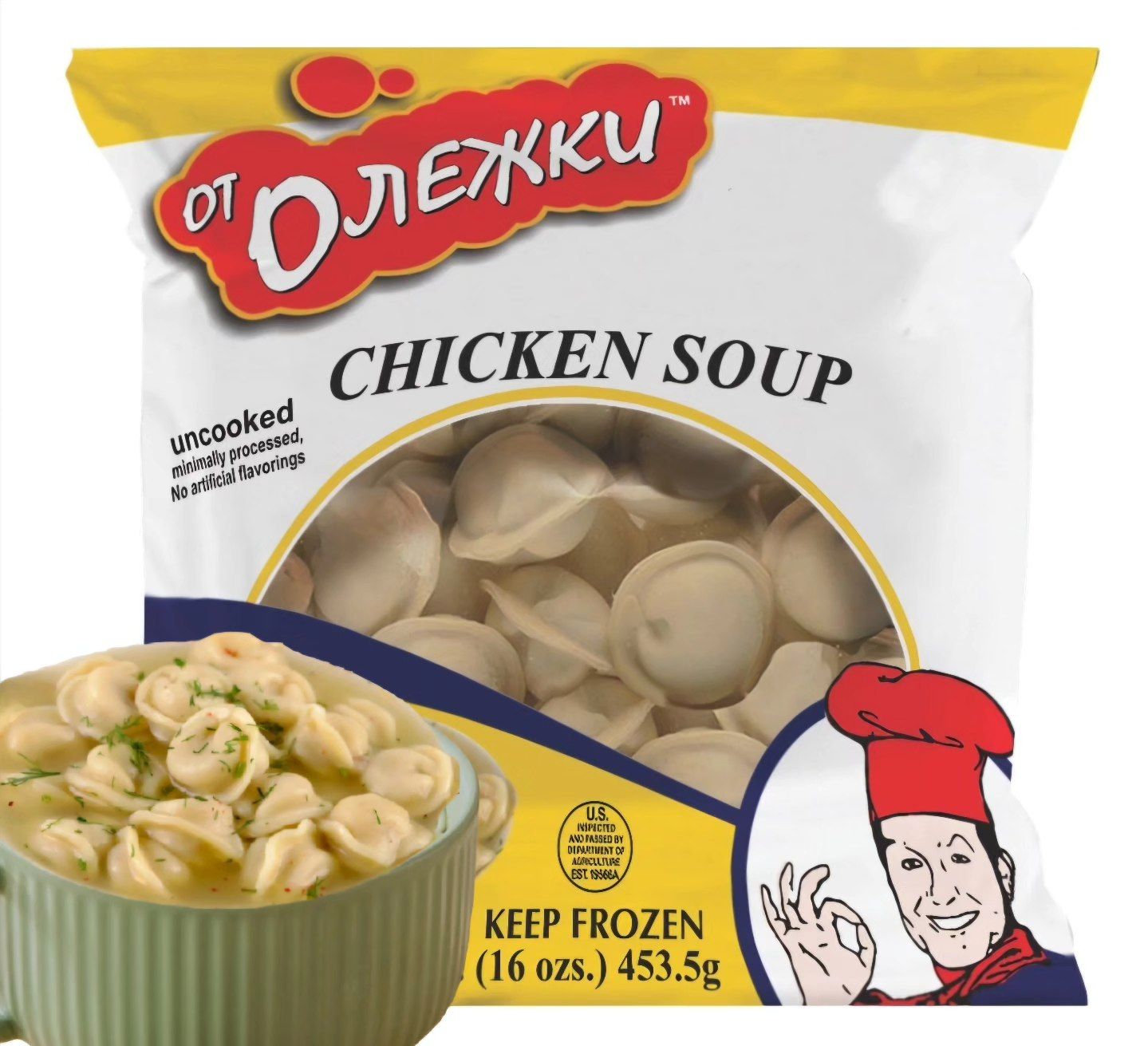 Ot Olezhki SOUP Pelmeni Chicken1lb $3.65