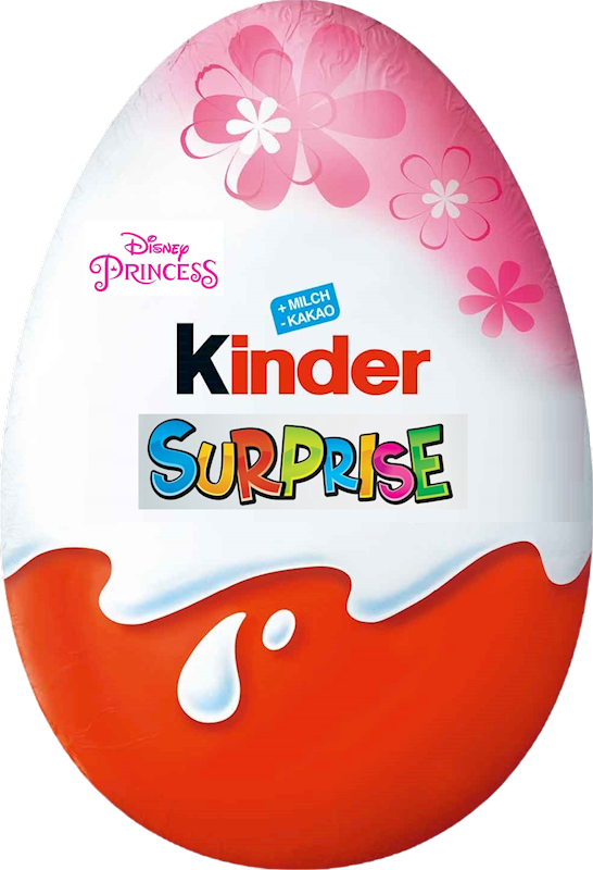 ORIGINAL !!! Milk Chocolate &quot;KINDER SURPRISE&quot; PRINCESS $1.75