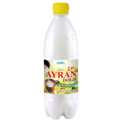 Ayran Naturally Carbonated  Lemon Flavor Yogurt Drink $1.60