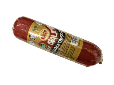 Premium HALAL Smoked Beef Salami “MOSKOWSKAYA” short by lb $8.85