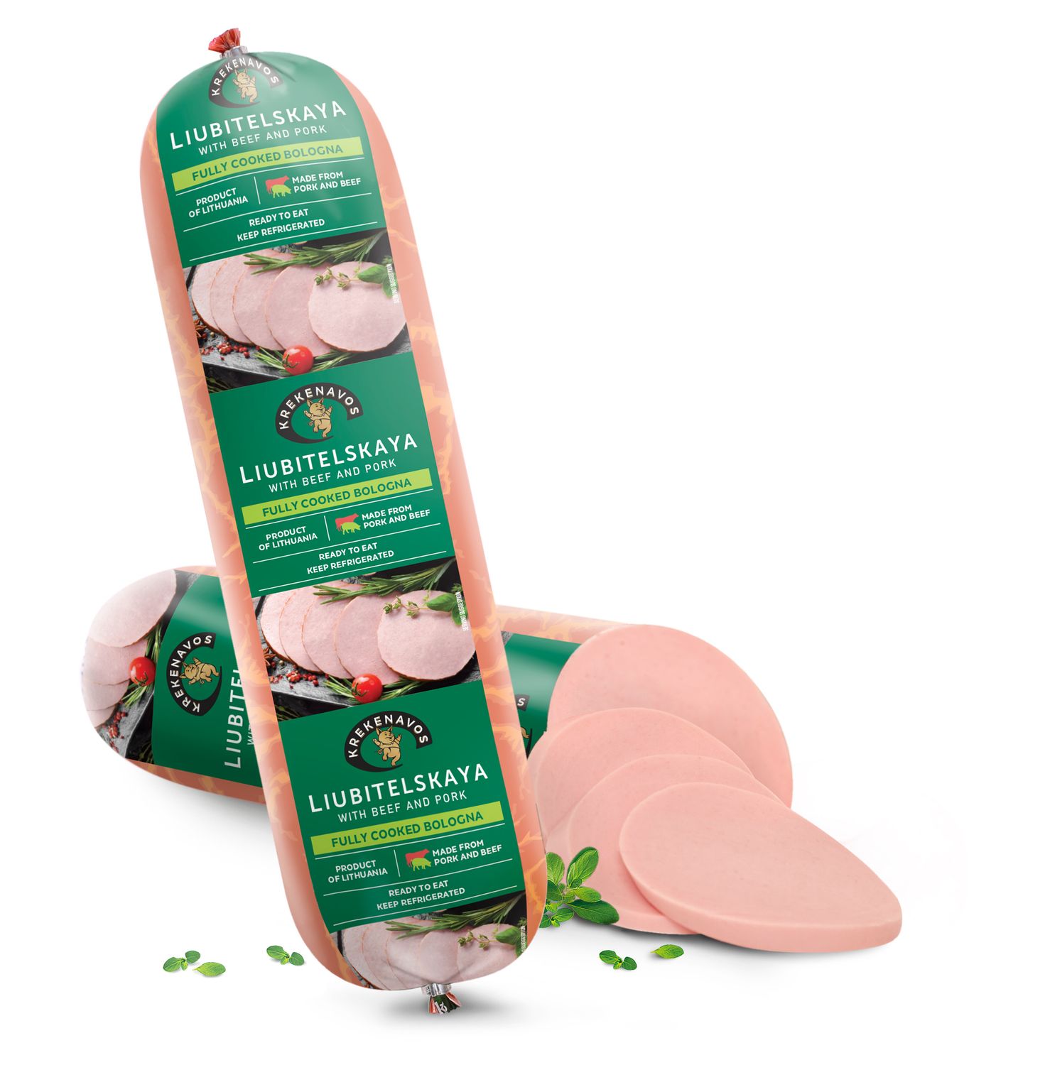 Krekenavos Beef &amp; Pork Bologna “Liubitelskaya&quot; $5.95