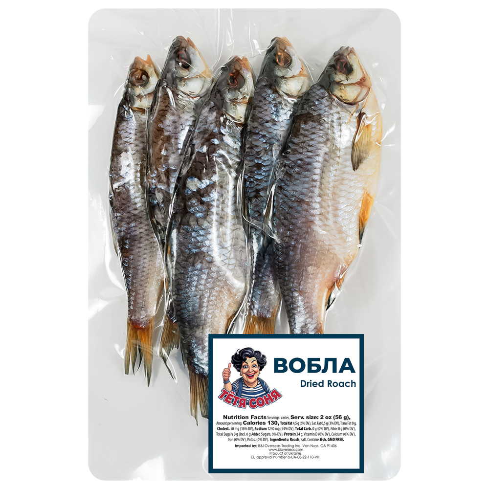 &quot;Aunt Sonya&quot; Dried Roach head on VP 2.5kg (5.5lb) Ukraine VP $8.00lb