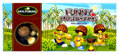 Miltonas Caramel Flavored Funny Mushrooms Cookies $1.30