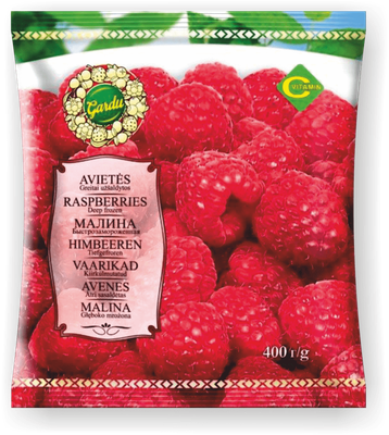 Frozen Raspberries &quot;Vetrija&quot; 300g $3.60
