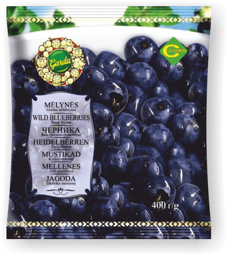 Frozen Wild Blueberries &quot;Vetrija&quot; 400g $3.50