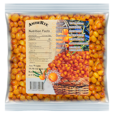 AmbeRye Frozen Sea Buckthorn 300g $2.60