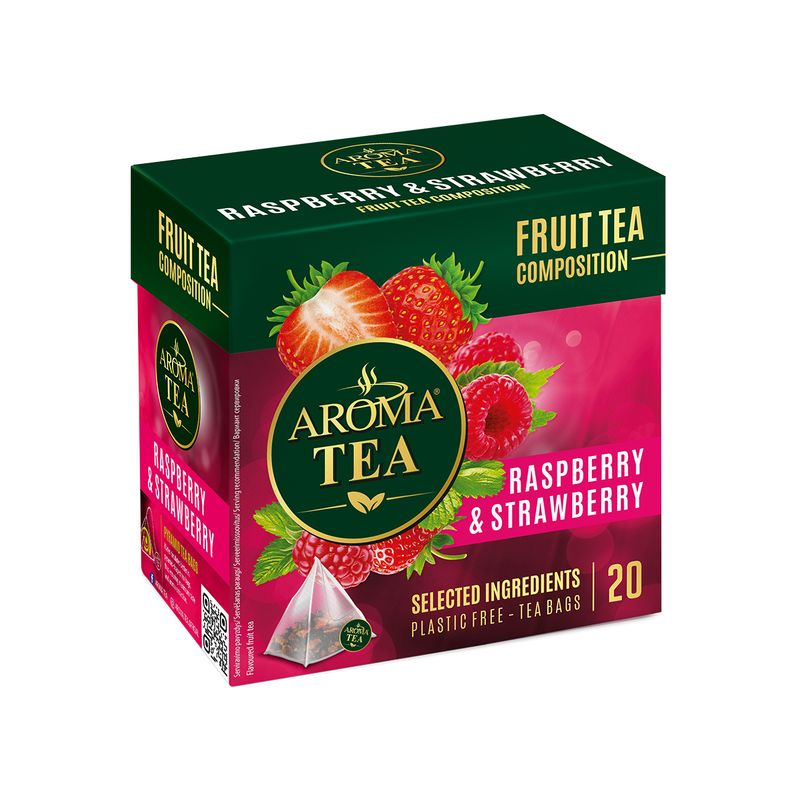 Aroma Tea Raspberry &amp; Strawberry 40g $1.95