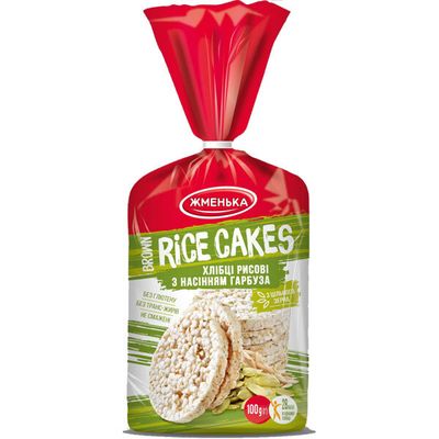 Zhmenka Rice Cakes with Pumpkin Seeds $1.25