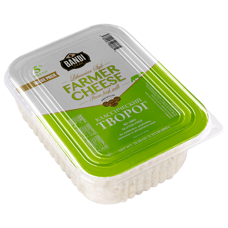 Bandi Farmer Cheese 5% 600g $5.45