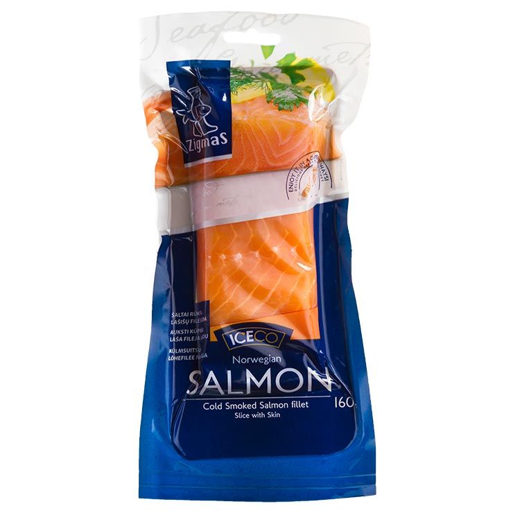 Cold Smoked Salmon Fillet ICECO 160g $6.55