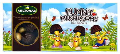 Miltonas Milk Chocolate Flavored Funny Mushrooms Cookies $1.30