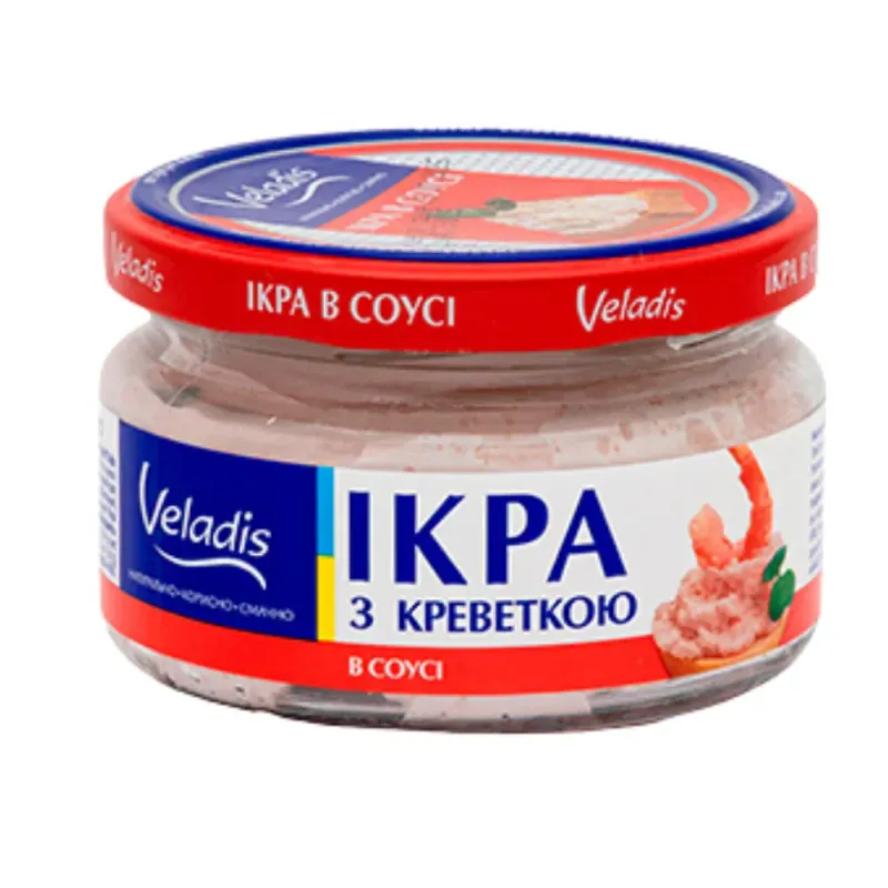 Capelin Roe in sauce with Shrimps $2.15