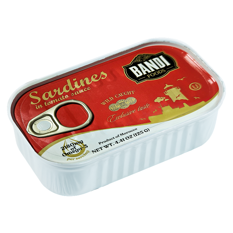Bandi Sardines in Tomato (EO) 125g $0.85 Kosher U