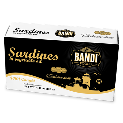 Bandi Sardines in Vegetable Oil (EO) 125g $0.85 Kosher U