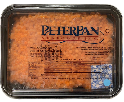 Salmon Roe CHUM#2 (blue) Peter Pan 1000g $32.00 lb